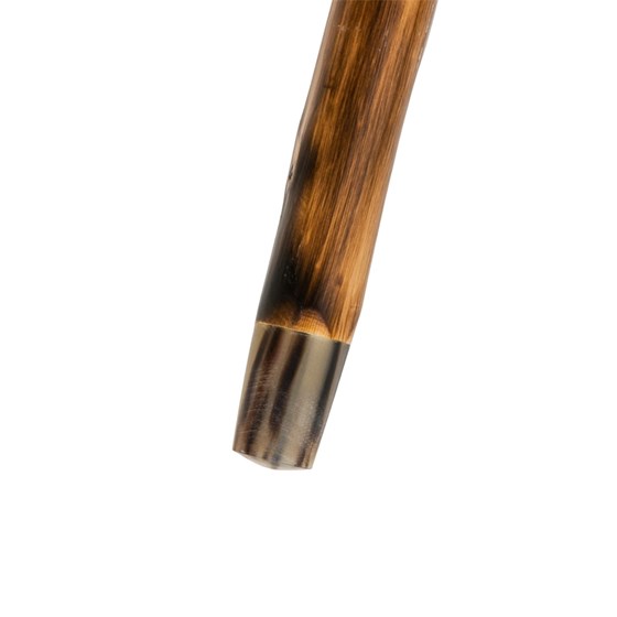 Pasotti Deer Antler Cane with Chestnut Shaft and Horn End - Unique