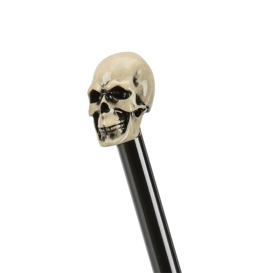 Pasotti Bone Skull Cane - High Fashion Walking Sticks